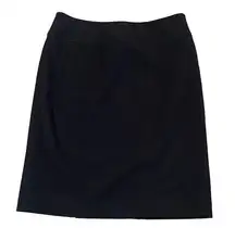 Anne Klein Black Stretch Pencil Skirt Size 4 Office Career