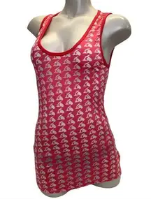 Grail burnout red sleeveless top size medium Made in USA New