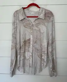 Wilfred Aritzia Women’s 2XL Pose Hip Button Down Shirt