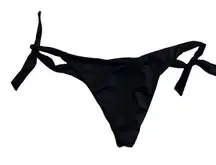 Bali Wear Cheeky Black Side Tie bikini bottom One size