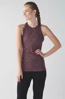 Lululemon  & Go Everywhere Tank in Heathered Bordeaux Drama