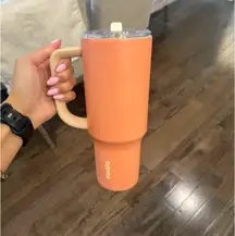 Orange 40oz owala tumbler 