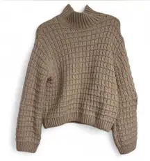 H&M Oversized Chunky Knit Sweater Light Grey
