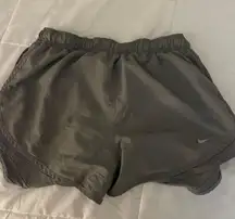 Gray Athletic Dri-Fit Running Shorts