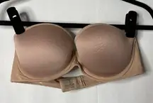 Thirdlove 24/7 Classic Strapless Bra in Nude Size 36B 1/2 Half Size