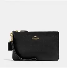 Coach Mini Wallet Pouch Black