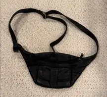 Kenneth Cole Black Leather Bag Fanny pack