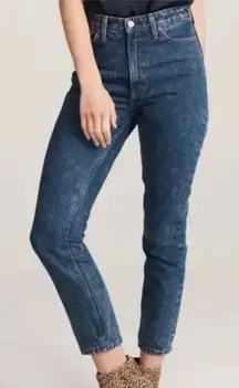Abercrombie‎ & Fitch Annie High Rise Girlfriend Jeans Blue Denim Women’s Size 0R