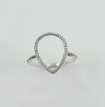Pandora Teardrop Silhouette Clear Ring