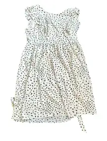 Fervour Black and White Patterned Mini Dress XL