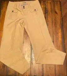 GAP Women’s Khaki Cargo y2k Pants, Size 10 (faint bleach marks noted on pants)