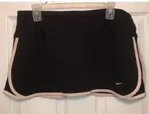 Nike Sz M Black Pink Fit Dry Skort