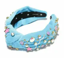 NWT Lele Sadoughi x Barbie Crystal Star Knotted Headband