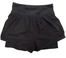 Spanx  Get Moving Athletic Shorts Black Built In Short Liner Stretch  size small