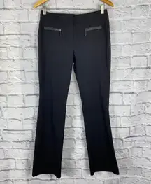 Alfani 1 Alfani black slacks w/front and back zipper pockets size 8 women