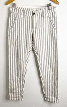 Oneill Gray & Cream 100% Cotton Pants Size 5