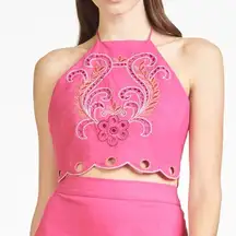 SACHIN + BABI Kiki Halter Top In Fuchsia