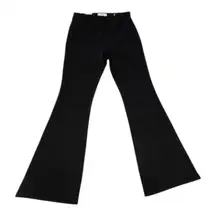 Skinnygirl Beverly Hills Flare Pants Women’s 30/10 Black High Rise Stretch NWT