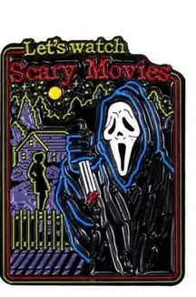 5/20$  Scream Ghost Face Ghostface Horror Kawaii Aesthetic Goth Enamel Pin