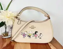 Coach NWT  X Peanuts Teri Shoulder Bag With Snoopy And Friends Motif