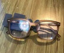 Universal Thread NEW Brown Rectangular Blue Light Reader Glasses 2.00 Strength