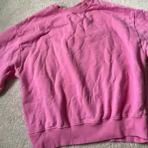 Pull & Bear  Pink Simple Sweatshirt