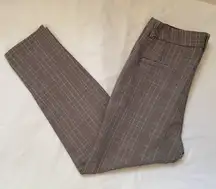 Cropped Plaid Work Pants