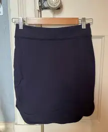 Navy Blue Skirt