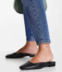 Pridaflex backless mules in black