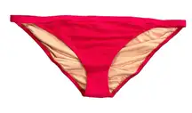 J.Crew Bikini Ribbed Trim Hipster Full Coverage Bottom Womens 2X Pink BH485 New