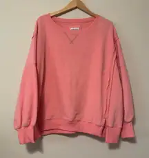 NWT American Eagle Outfitters Pink Crewneck Sweater