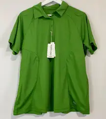 North End Sport Women’s Short Sleeve Moisture Wicking  Valley Green XL NWT