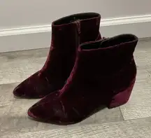 ASOS Velvet‎ Ankle Boots