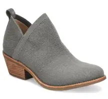 Sofft Knit Booties Size 6 Arvada Textile Upper Leather Sock Block Heel NEW