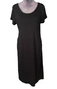Liz Lange Black Maternity Dress Size L