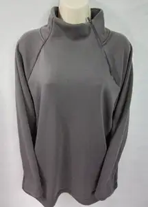 MTA Sport women's‎ large gray pullover long sleeve workout