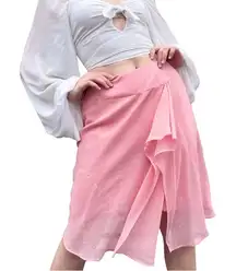 Bandolino Flowy Coquette Paper Doll Barbiecore Y2K Aesthetic Midi Skirt 6