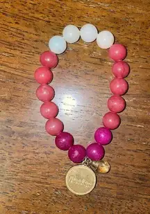 STELLA‎ & DOT Pink White Stone BRACELET