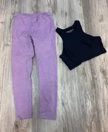 Outdoor Voices High-Rise Leggings & Sports Bra Bundle Size M