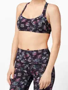 Lululemon Free To Be Bra Wild Activate Floral Multi Size 12