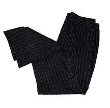 Classic Black & White Striped Dress Pants Women’s Size 10 Regular Professional!