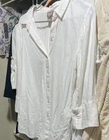 White Button-Up Shirt