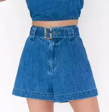 Southside Blue Denim Shorts