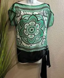 #136 Heart soul bandanna top size small