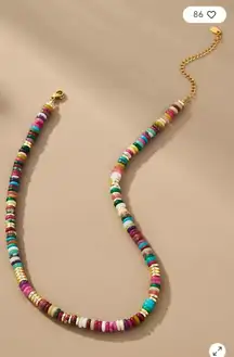 Anthropologie 8 Other Reasons Donna Rainbow Beaded Necklace