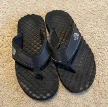 The north face black sandals