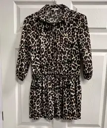 Juicy Couture Long Sleeve Cheetah Print Romper - Size 12 - EUC