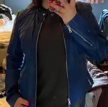 Faux Leather Jacket Guess