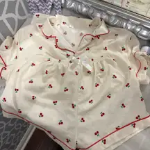 Cherry Pajama Set Shein