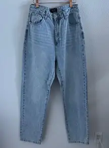 White Fox Denim Light Blue High-Waisted Jeans XL